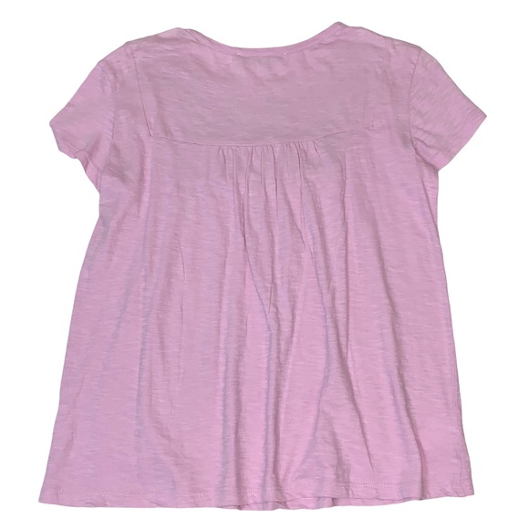 LOFT Ann Taylor Shirt Top Crochet Detail Lavender - Picture 2 of 10